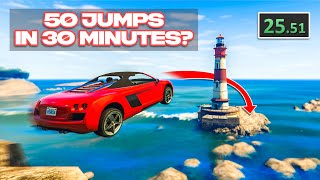 I Tried The Stunt Jump Speedrun In GTA 5