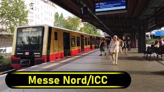 S-Bahn Station Messe Nord/ICC - Berlin 🇩🇪 - Walkthrough 🚶