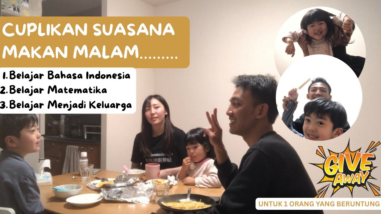 CUPLIKAN SUASANA MAKAN MALAM | KELUARGA DI JEPANG! ADA MAKANAN APA SAJA? 😋