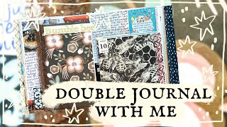 DOUBLE Journal With Me - Creative Daily Journaling
