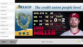 Reading Fightin Phils vs Akron RubberDucks 8/14