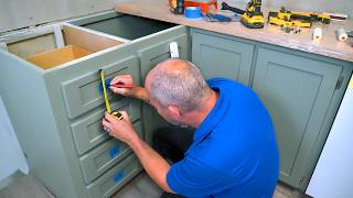 $2500 DIY Kitchen Makeover | Shaker Cabinet Doors & Drawers