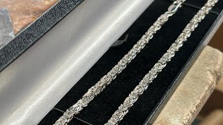 Byzantine chain made from scratch,step by step video.