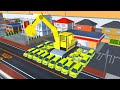 Collect All the Yellow Cars with Giant Excavator at U-Mart 😍 #sakuraschoolsimullator 