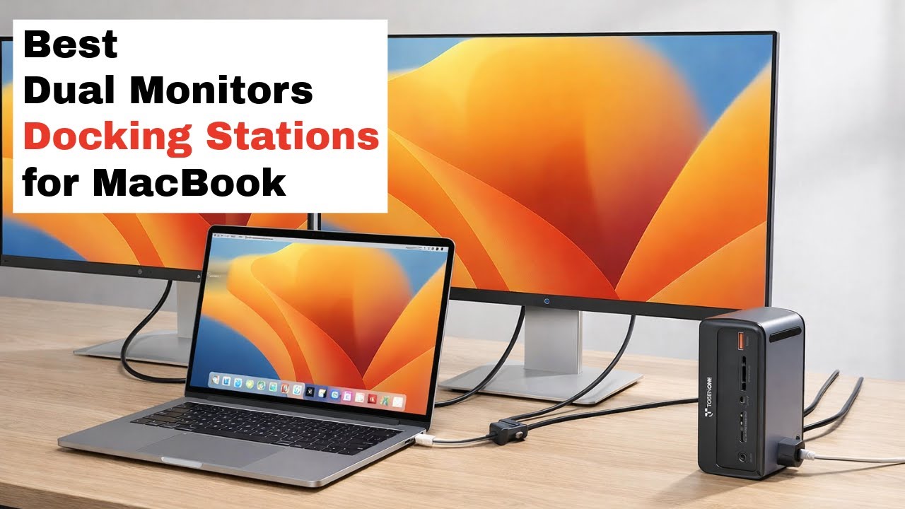 Top 4 Best Dual Monitor Docking Stations for MacBook - YouTube