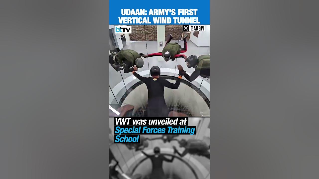 Indian Army's Milestone First Vertical Wind Tunnel At Special Forces