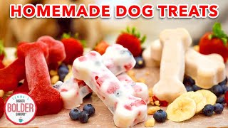 3 Healthy and Homemade Dog Treat Recipes ❤