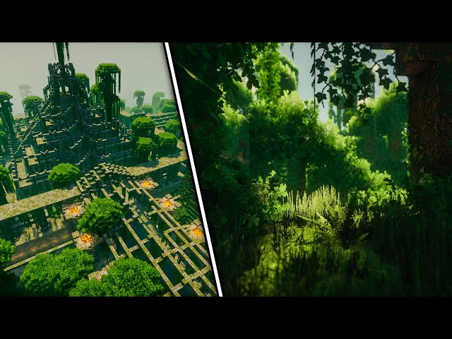 INCREDIBLE MINECRAFT GRAPHICS | Photon Shader Patrix Texture Pack | Minecraft Java Edition class=