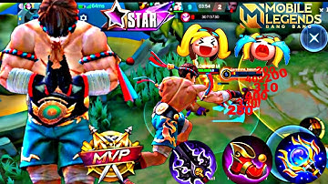 MLBB Chou wtf Damage hack build + Best emblem 🔱😎🤏 2025 Mobile Legends bang bang