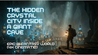The Hidden Crystal City Inside a Giant Cave | Epic AI Fantasy World (4K Cinematic)