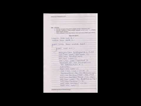AJP (Advance Java Programming) - 1st Practical Solution