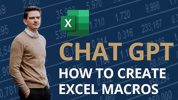 Chat GPT - how to create Excel macros VERY SIMPLE! No VBA skills needed!