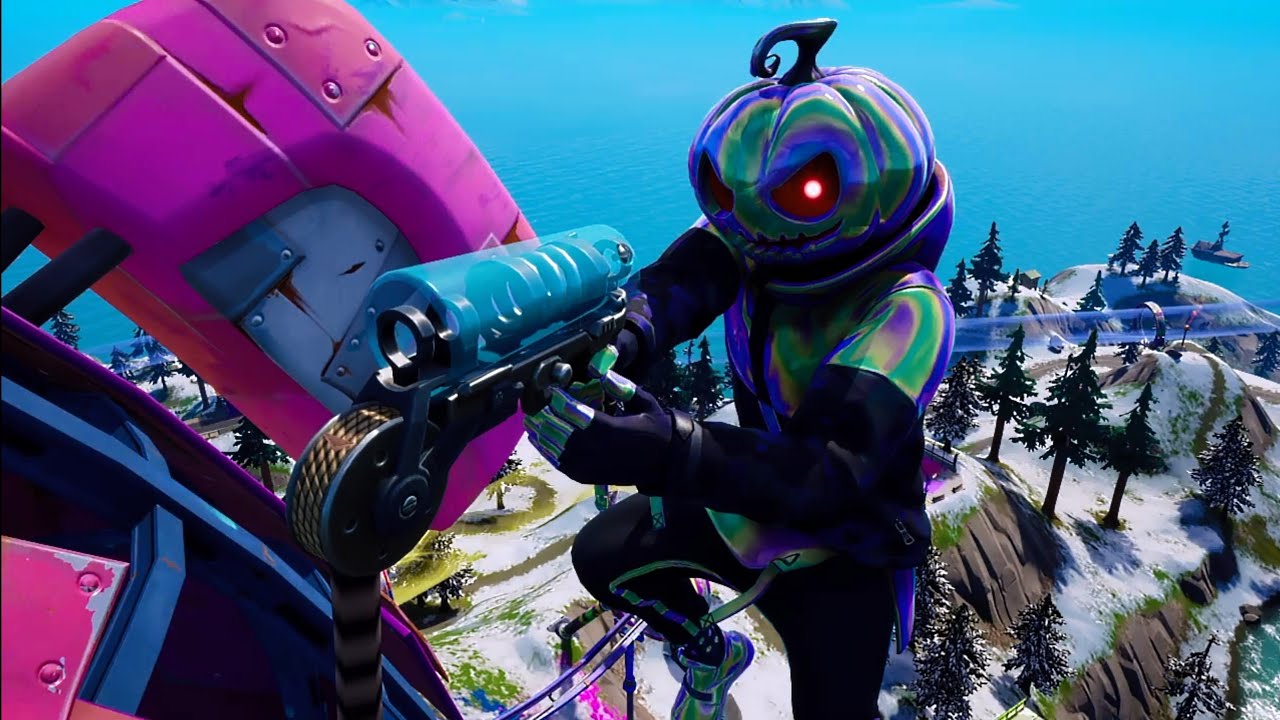 フォートナイト グラップルグライダーを使って1発で250メートルをグライドする グラップルグライダーを持った状態で裂け目に入ってもカウント ウィーク9クエスト Fortnite Week9 Youtube