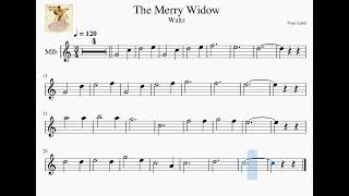 Video thumbnail of "Eb 2  The Merry Widow Waltz   Franz Lehar"
