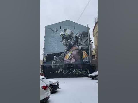 Київ Поділ Мурал Київський привид-Привид Київа #kiev #киев #kyiv #київ ...