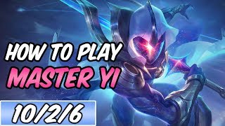 HOW TO PLAY MASTER YI | Build & Runes | Diamond Commentary | League of Legends