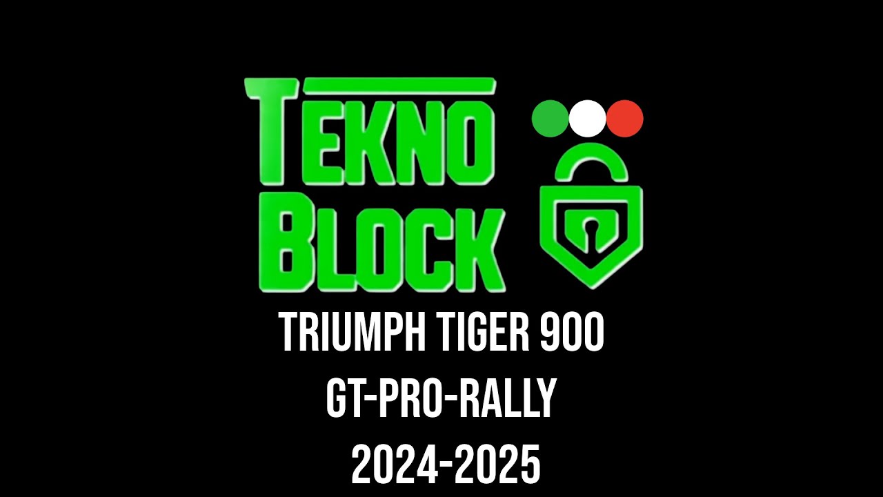 Teknoblock : Installation on TRIUMPH TIGER 900 GT-PRO-RALLY 2024 2025