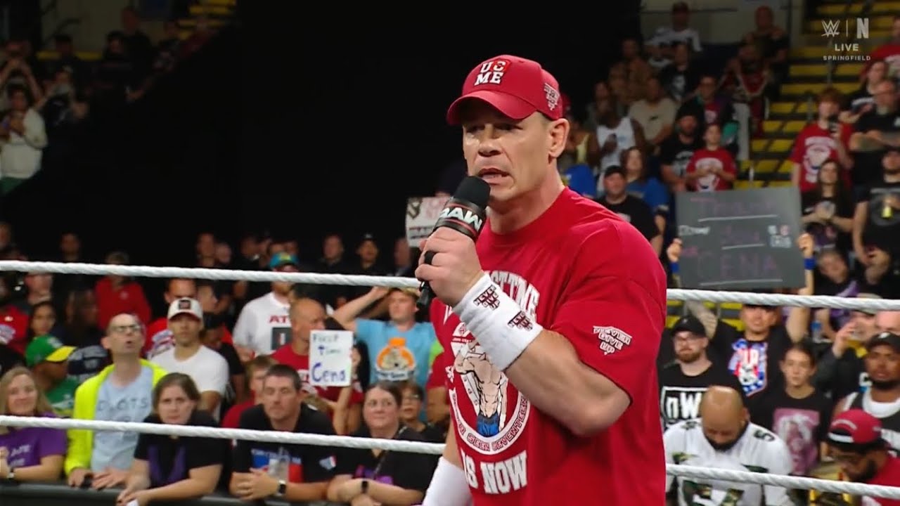JOHN CENA SEGMENT - WWE RAW SEPTEMBER 15 2025