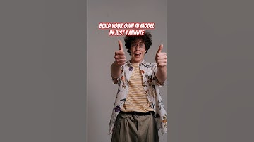 Build your own AI model in just 1 minute #ytshorts #shorts #learningjuncture