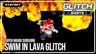 Mario Can Swim In Lava And Skip The Boat - Glitch Shorts (Super Mario Sunshine Glitch)