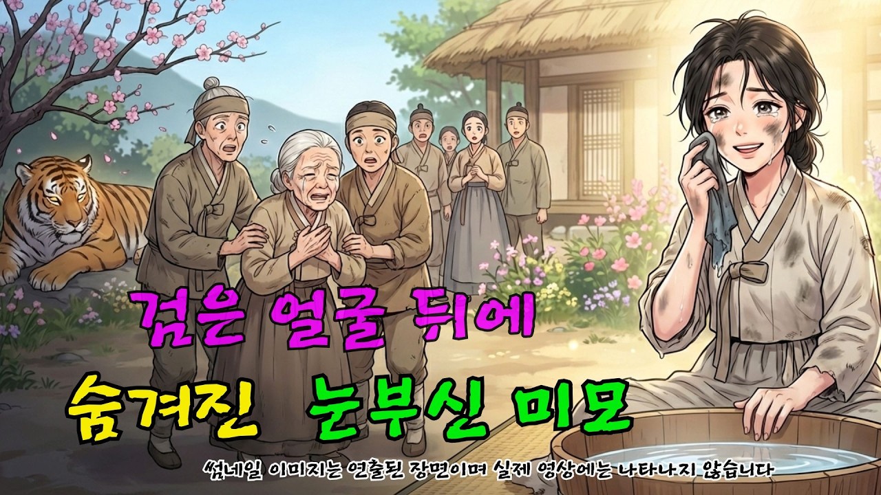 검은 숯 뒤에 숨겨진 선녀의 눈물, 산신령 호랑이가 지킨 절개ㅣ옛날이야기 ㅣ민담 ㅣ오디오북ㅣ전설ㅣ설화 ㅣ야담