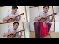 【おひとり様4役】アニーローニーAnnie Laurie by ukulele&amp;Cajón