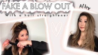 HOW TO: Fake a Blowout Using a Hair Straightener