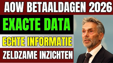 Dit zijn in 2026 de dagen waarop uw AOW-uitkering wordt uitbetaald