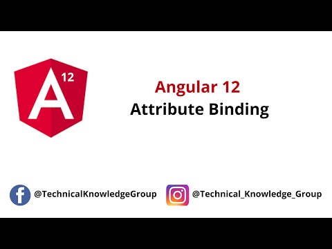 Angular 12 - Attribute binding in Angular 12