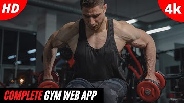 Build Your First REACT APP in 2022 | Make Official Gym Website for Beginners | COMPLETE REACT APP