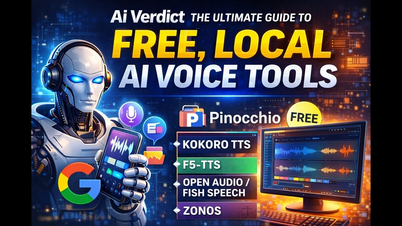 STOP Paying! 4 FREE & Unlimited AI Voice Tools (Run Locally)