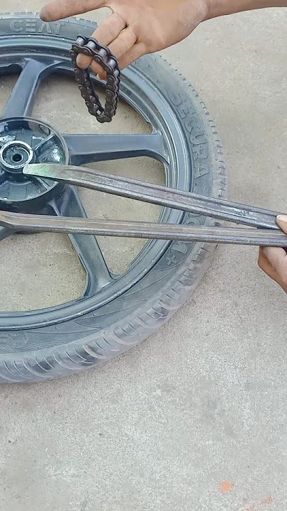 Cara Melepas Ban Motor dari Bead dengan Dua Tuas/Cara Mematahkan Bead Ban Dua Metode Mudah