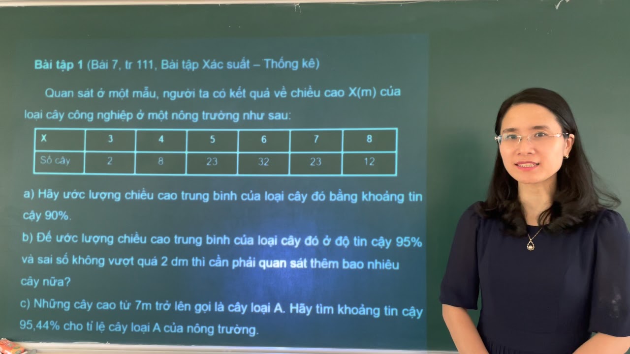 Bài tập Ước lượng khoảng