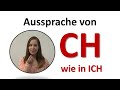 Deutsch lernen: Aussprache von CH in „ich" im Deutschen/German pronunciation of CH (learn German)