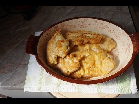 Видео рецепт Отбивные из куриного филе в кляре