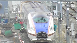 廃車解体の北陸新幹線W7系W7編成も残りは3両に！2021.1.27 JR長野新幹線車両センター　　panasd 2169