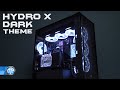 Corsair hydro x 5000d black  rgb theme  time lapse build