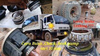 Cara Buka,Check Brake Pump Lorry Nissan 10 Ton