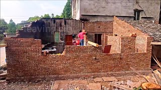 A hard-working mother Renovates her rough old House ~ Cleaning and Restoring the Yard