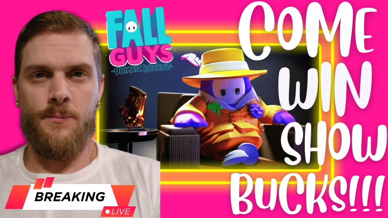 FALL GUYS LIVE CUSTOM GAMES AND SHOW-BUCKS GIVEAWAYS!