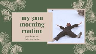 my 3am morning routine!