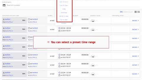 Using the Search Interface in Privileged Session Management