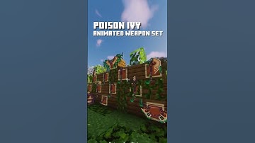 Poison Ivy Animated Weapon Set | Minecraft Tools  & Weapons