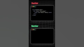Junior vs Senior developer 😂💻 #coding #webdesign #webdevelopment #htmlcss #programming #css