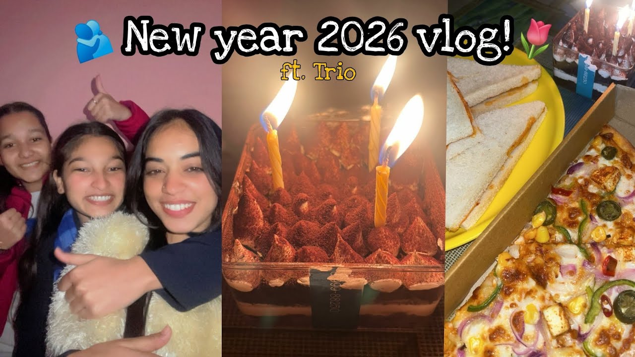 NEW YEAR 2026 VLOG!🫂🌷 ft.The Trio || Keerti vlogs