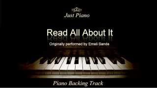 Read All About It (Pt. III) by Emeli Sandé (Piano Accompaniment) chords