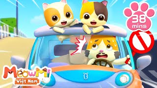 Download Mp3 Giữ an toàn khi mình đi ô tô Mèo con học an toàn Nhạc thiếu nhi MeowMi Gia đình những chú mèo