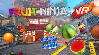 FRUIT NINJA VR, PSVR Gameplay 1. - YouTube