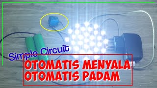 Tutorial pemasangan lampu emergency #listrik padam lampu otomatis nyala