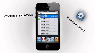 Cydia Tweak- springtomize 2 ios 5 & 6